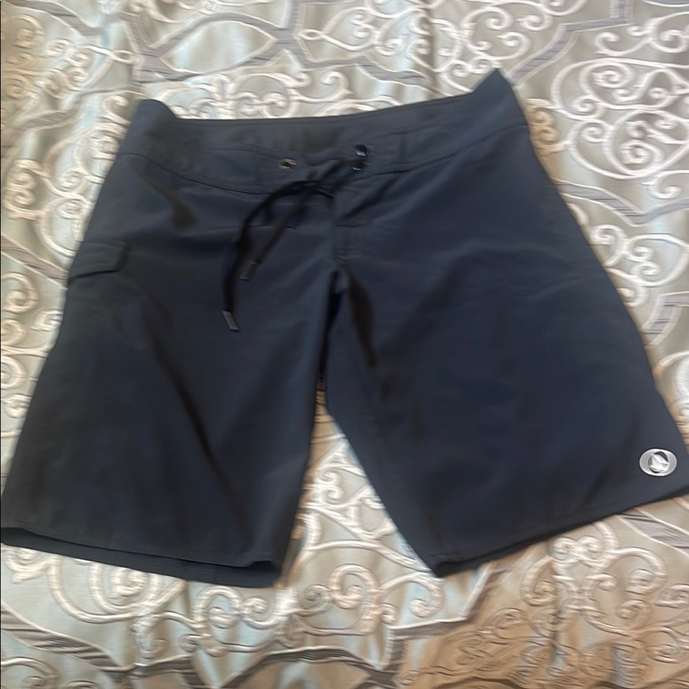 Volcom Black Athletic Shorts Performance Quick-Dry